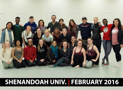 The Shenandoah University Residency.February 2016